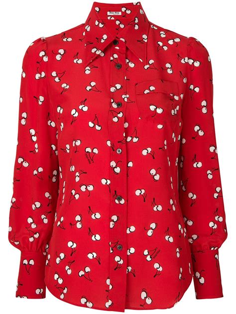 miu miu red|nordstrom miu shirts.